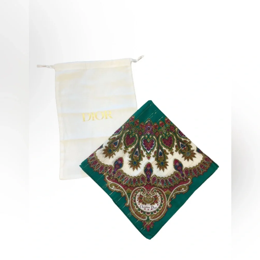 NEW CHRISTIAN Dior Scarf 𝅺20” X 20”